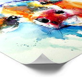 Poster Vache agricole par Natalie Graham - (Coin)