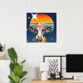 Poster Vache américaine (Bureau à domicile)
