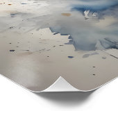 Poster Vache aquarelle no 12 (Coin)