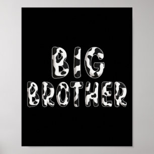 Poster Vache Big Brother Famille Anniversaire Pères corre