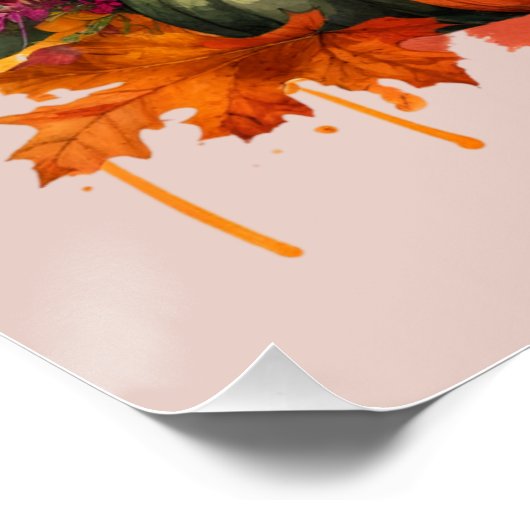 Poster Vache d'action de grâces (Coin)