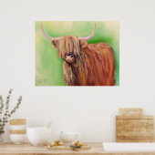 Poster Vache de Highland (Cuisine)