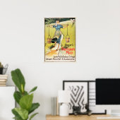 Poster Vache De La Ferme Laitière De Lait Pasteurisé Stér (Bureau à domicile)