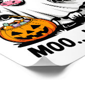 Poster vache d'Halloween (Coin)