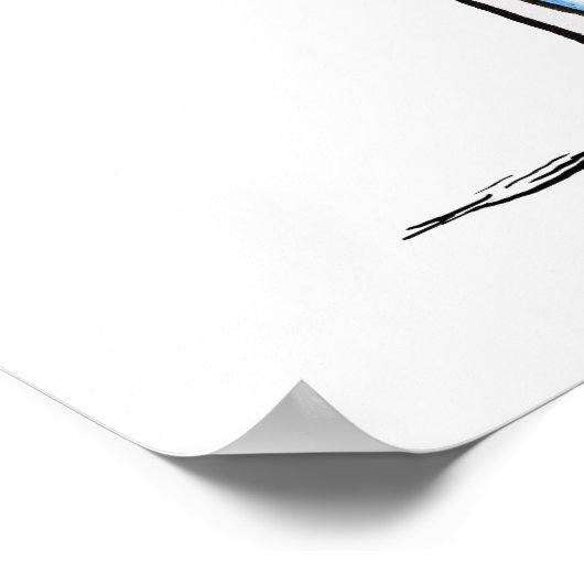 Poster Vache ensoleillée (Coin)