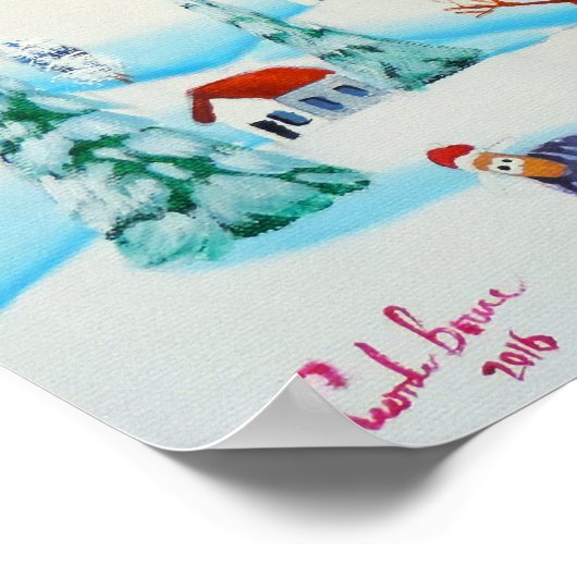 Poster Vache et mouton mignons (Coin)