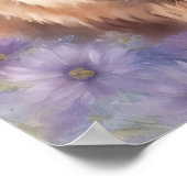 Poster Vache Florale Highland (Coin)