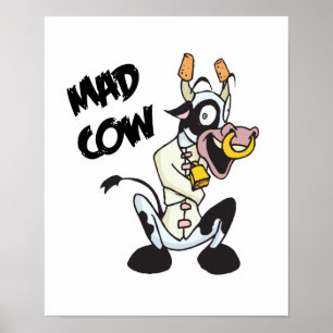 Poster vache folle