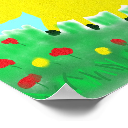 Poster Vache heureuse (Coin)