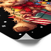 Poster Vache Highland Noël Vache Highland Noël Vache Sant (Coin)