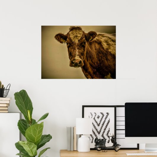 Poster Vache hollandaise (Bureau à domicile)