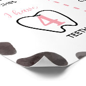 Poster Vache Imprimer Premier anniversaire Jalon Signal (Coin)