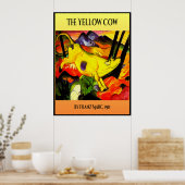 Poster Vache jaune 1911 (Cuisine)