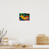 Poster Vache jaune par Franz Marc (Cuisine)