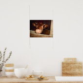 Poster Vache Rustique Pays Brown Grange Funny Farm (Cuisine)
