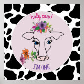 Poster Vache sacrée, j'ai un an (Devant)