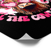 Poster Vache t'aime jusqu'à ce que les vaches rentrent à (Coin)