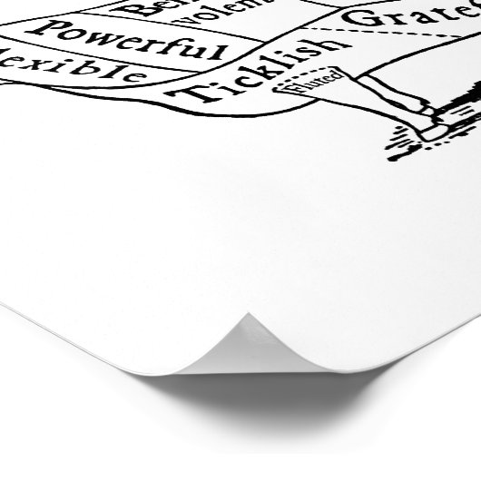 Poster Vache végétale (Coin)