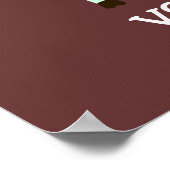 Poster Vache verte - Végétarien (Coin)