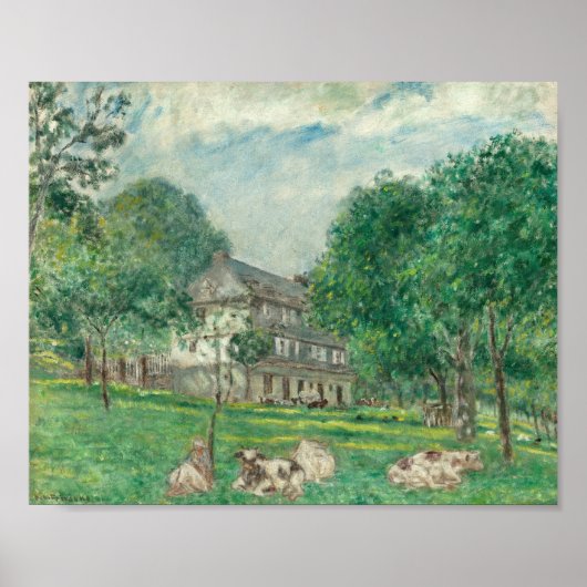 Poster Vaches à midi | Frederick Carl Frieseke (Devant)