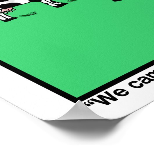 Poster Vaches Aliens (Coin)