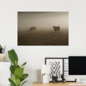 Poster Vaches dans la fosse photo (Bureau à domicile)