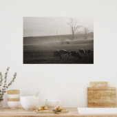 Poster Vaches dans l'impression de la masse (Cuisine)