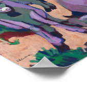 Poster Vaches en automne | Ernst Ludwig Kirchner (Coin)