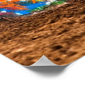 Poster Vaches en pente (Coin)