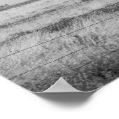 Poster Vaches noires et blanches pâturant autour d'un mou (Coin)