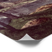 Poster Vaches sur la rive d'un lac (Coin)