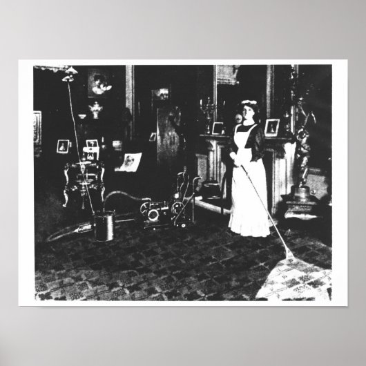 Poster Vacuum Cleaner at Work (Devant)