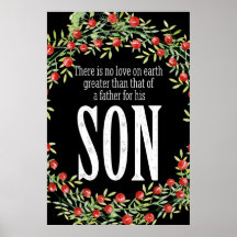Poster vader en zoon