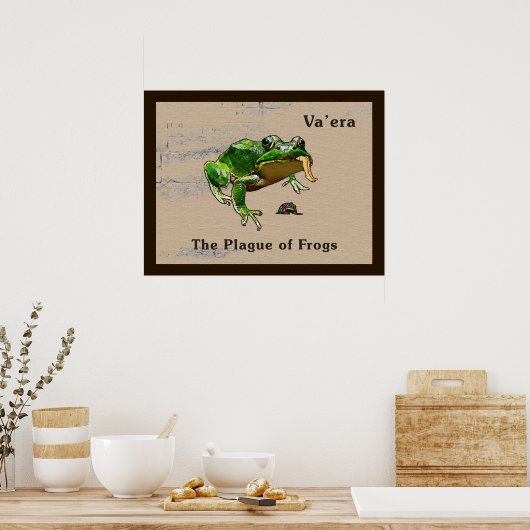 Poster Va'era - Grenouilles (Cuisine)