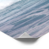 Poster Vague bleue s'écrasant, Maui, Hawaii, USA 2 (Coin)