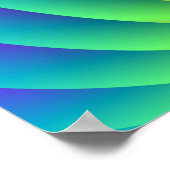 Poster Vague couleur (Coin)