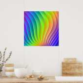 Poster Vague couleur (Cuisine)