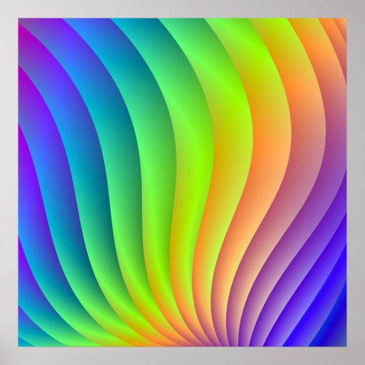 Poster Vague couleur (Devant)