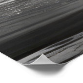 Poster Vague courbée Océan Force Nature Mer (Coin)