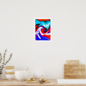 Poster Vague de chaleur art (Cuisine)