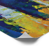 Poster Vague De Choc, Vague De Son, Art Moderne Abstrait (Coin)