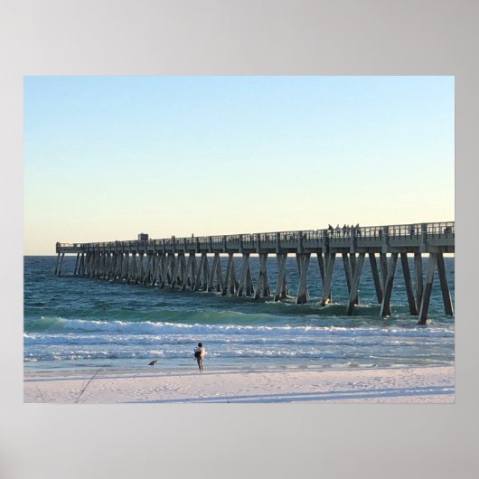 Poster Vague de plage (Devant)