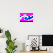 Poster Vague de tempête (Bureau à domicile)