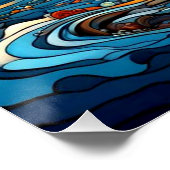 Poster Vague de tsunami (Coin)