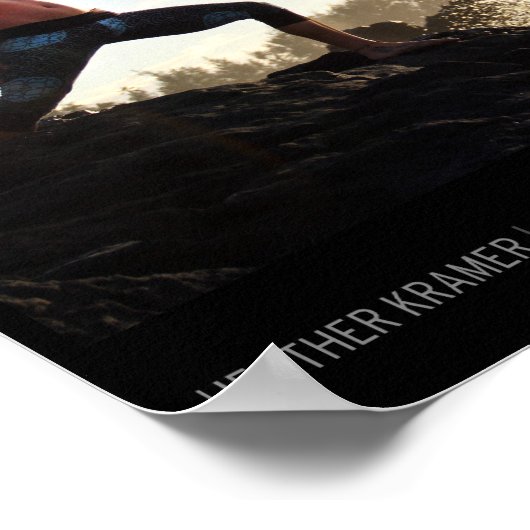 Poster Vague de yoga (Coin)