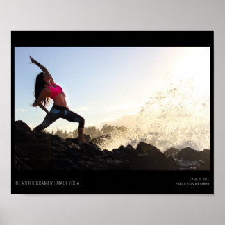 Poster Vague de yoga