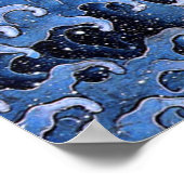 Poster Vague Feminine, Hokusai (Coin)