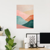 Poster Vague minimaliste Boho (Bureau à domicile)