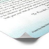 Poster Vague océanique DESIDERATA (Coin)