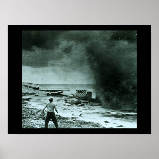 Poster Vague ouragan Hurricane Wave (Devant)